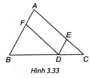 Cho tam giác ABC, D là một điểm nằm giữa B và C