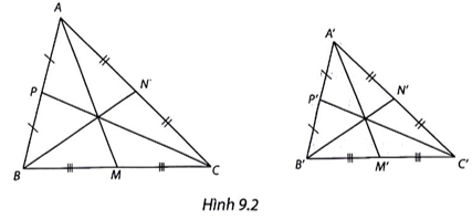 Cho AM, BN, CP là các đường trung tuyến của tam giác ABC. Cho A'M', B'N', C'P'