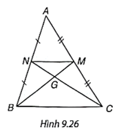Hai đường trung tuyến BM, CN của tam giác ABC cắt nhau tại điểm G