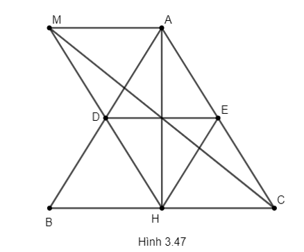 Cho tam giác ABC cân tại A. Gọi H là chân đường cao hạ từ A