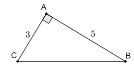 Giải tam giác ABC vuông tại A có BC = a, AC = b, AB = c, trong các trường hợp