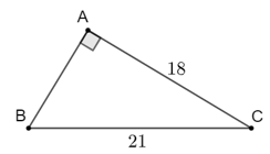 Giải tam giác ABC vuông tại A có BC = a, AC = b, AB = c, trong các trường hợp