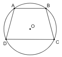 Cho hình thang ABCD (AB song song với CD) nội tiếp đường tròn (O). Chứng minh rằng ABCD là hình thang cân